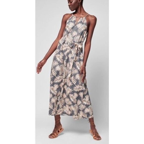 Faherty Brigette Dress in Tropical Palm NWT Sz. XS - Picture 1 of 8